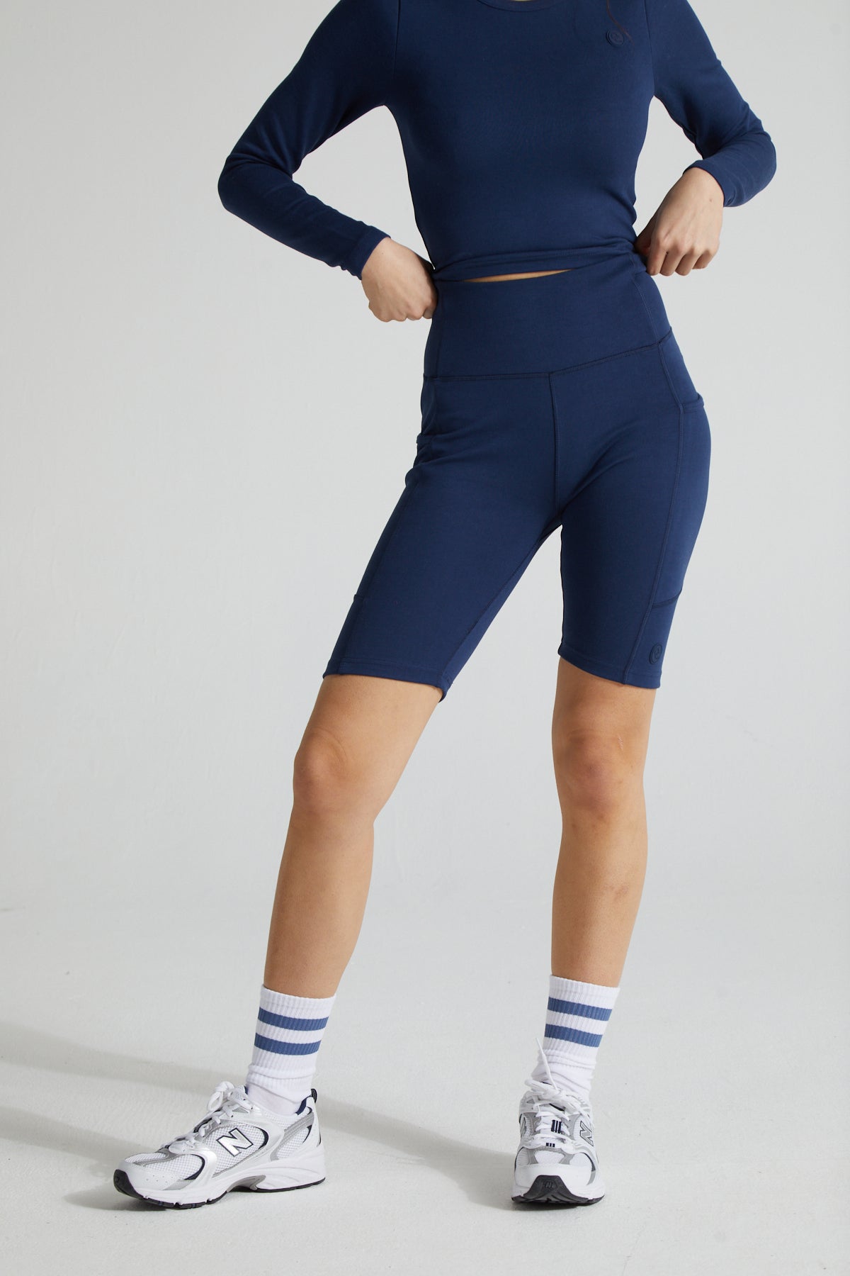 Contour Biker Shorts- Midnight Blue