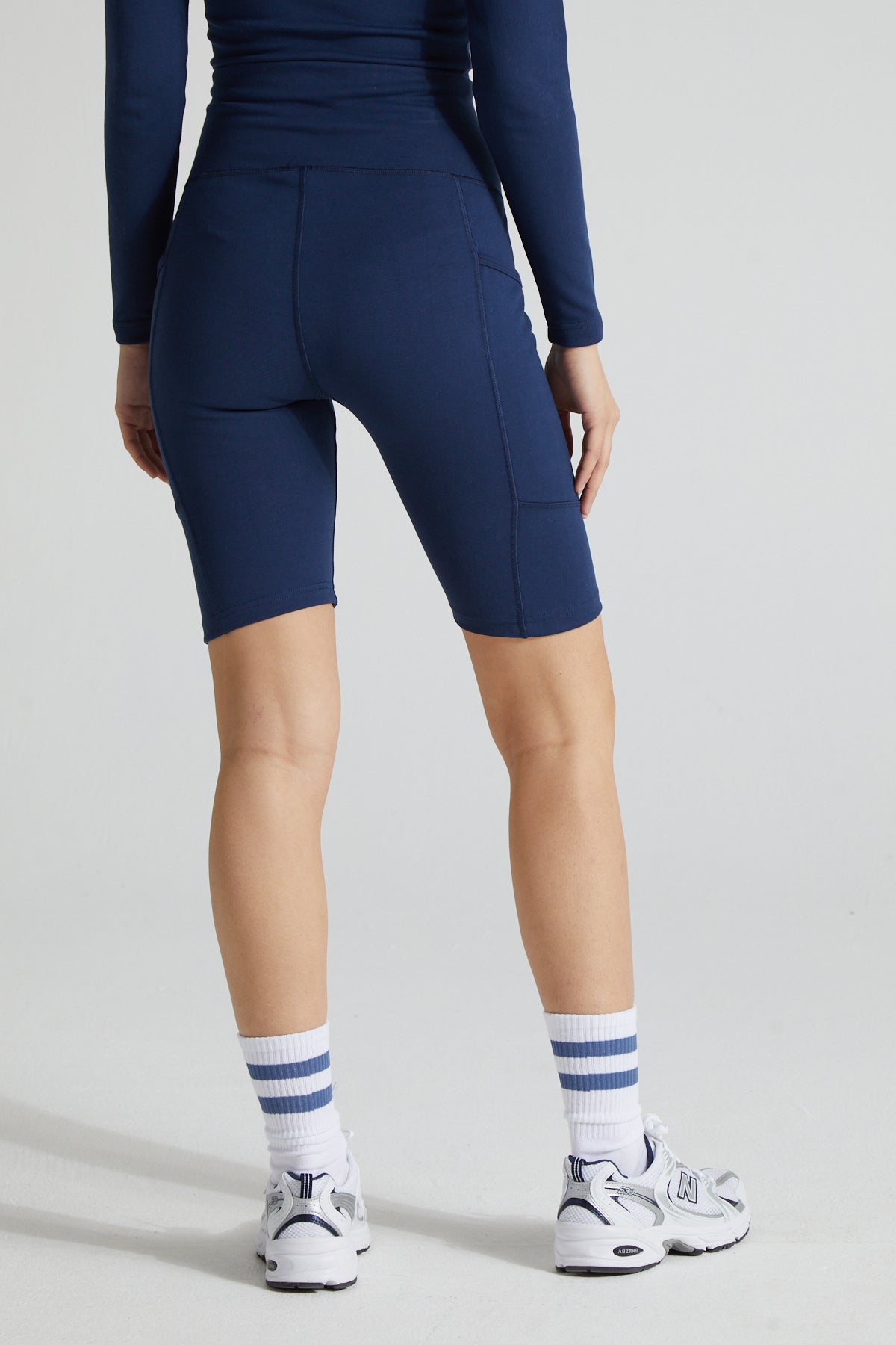 Contour Biker Shorts- Midnight Blue