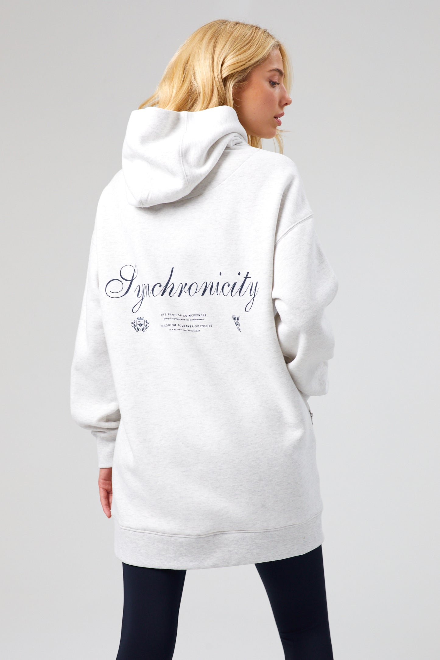Synchronicity Hoodie - White Marl