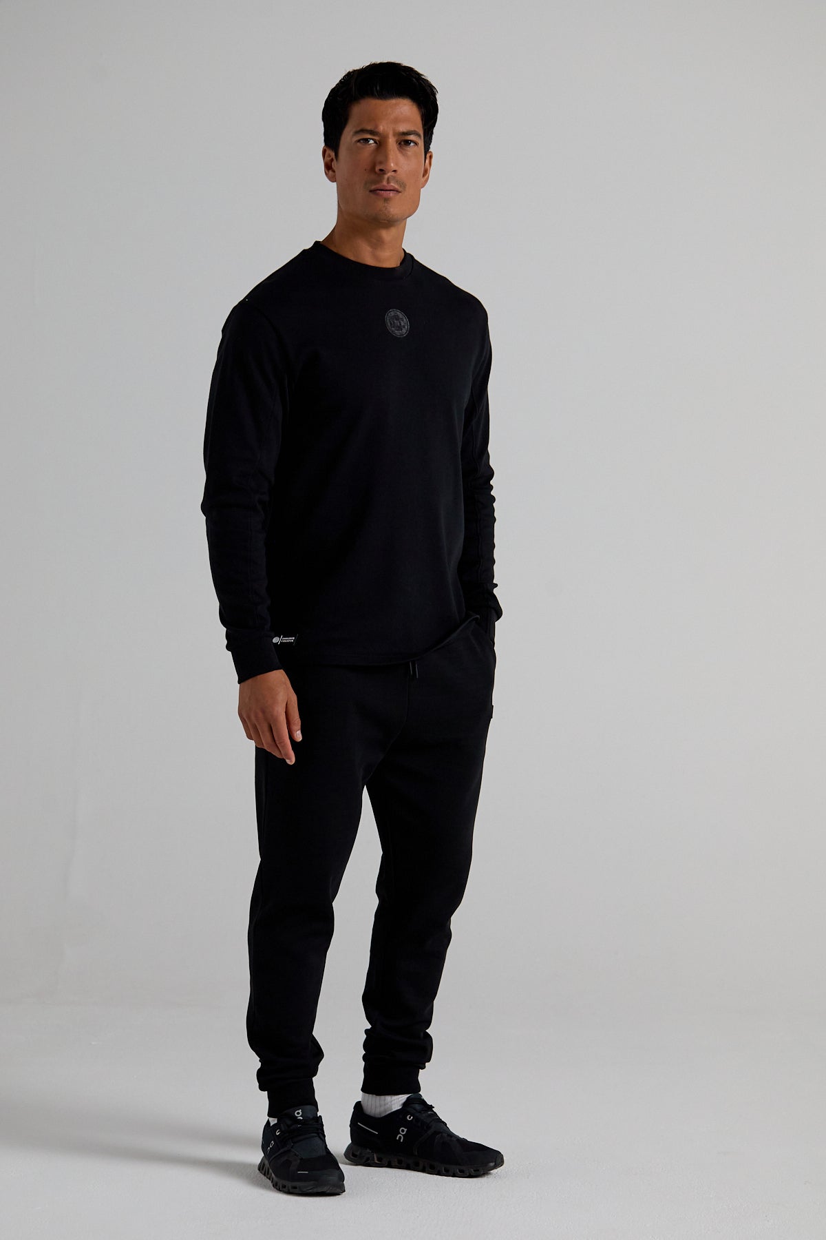 Essential Track Long Sleeve T-shirt - Jet Black