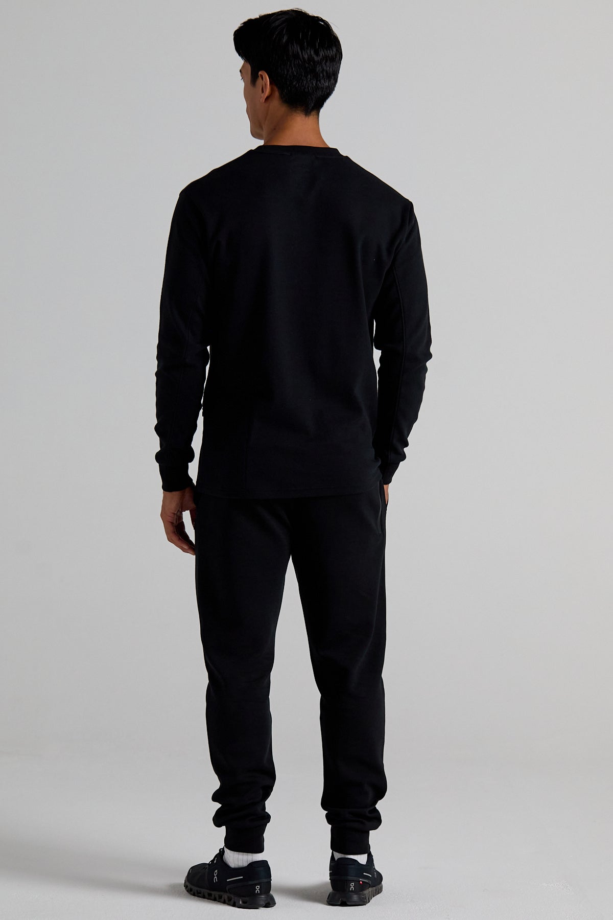 Essential Track Long Sleeve T-shirt - Jet Black