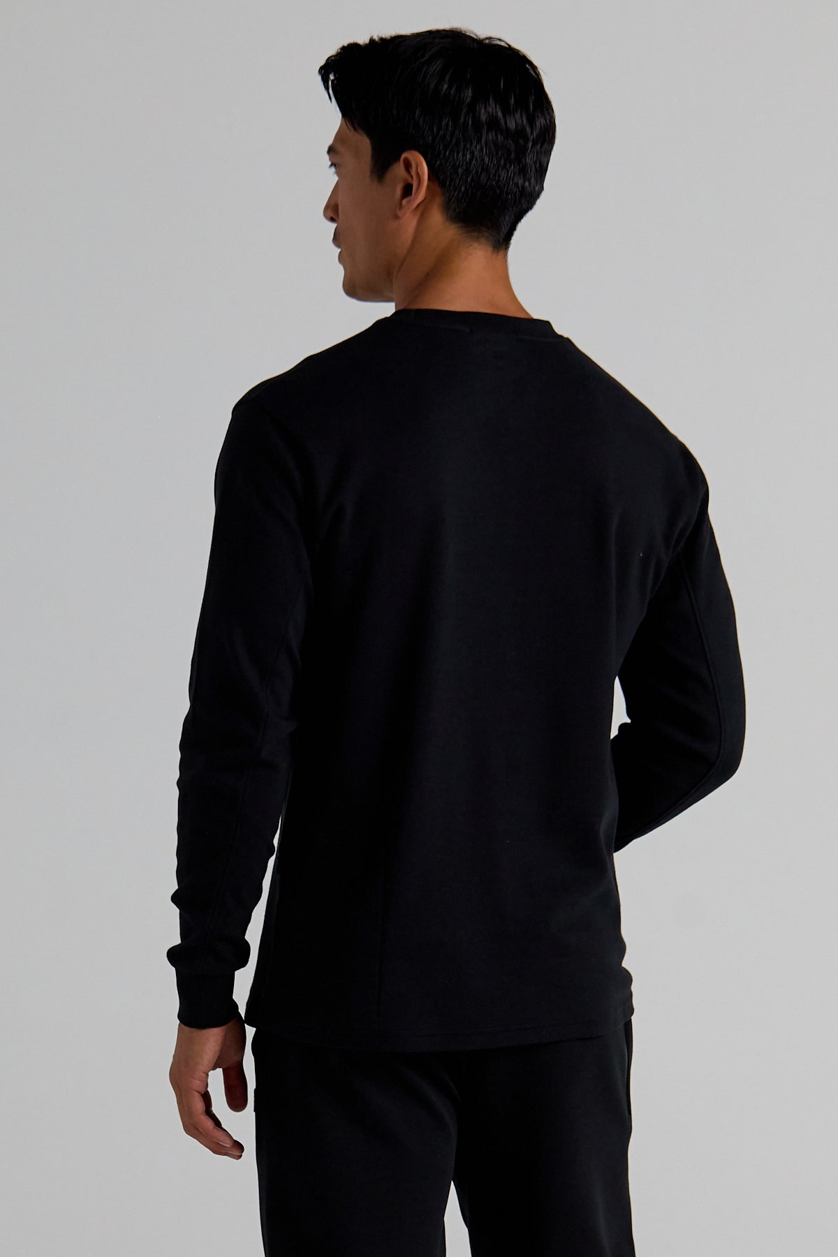 Essential Track Long Sleeve T-shirt - Jet Black