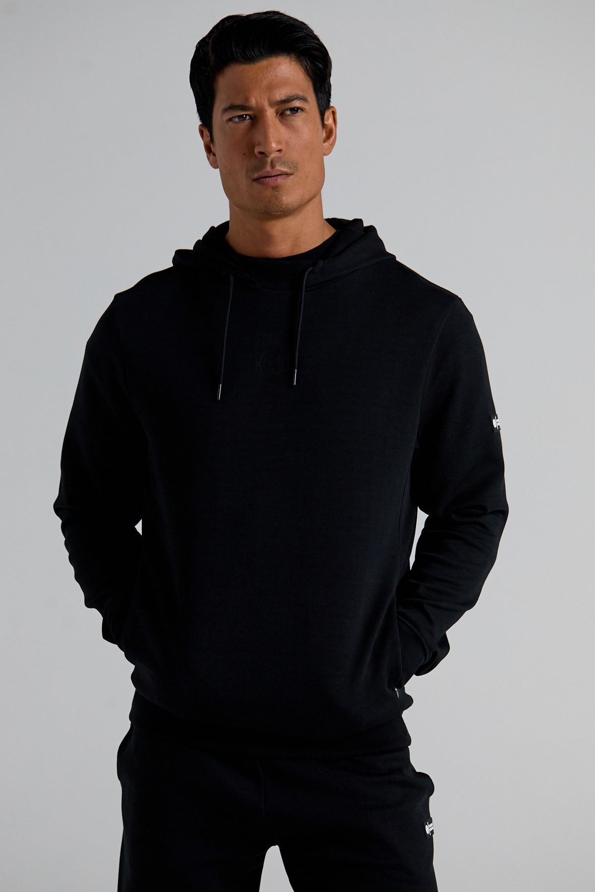 Sports Hoodie - Jet Black