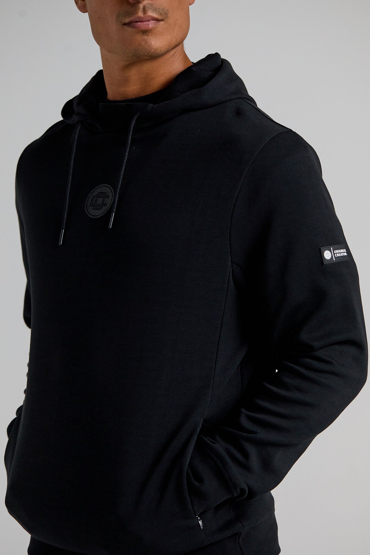 Sports Hoodie - Jet Black