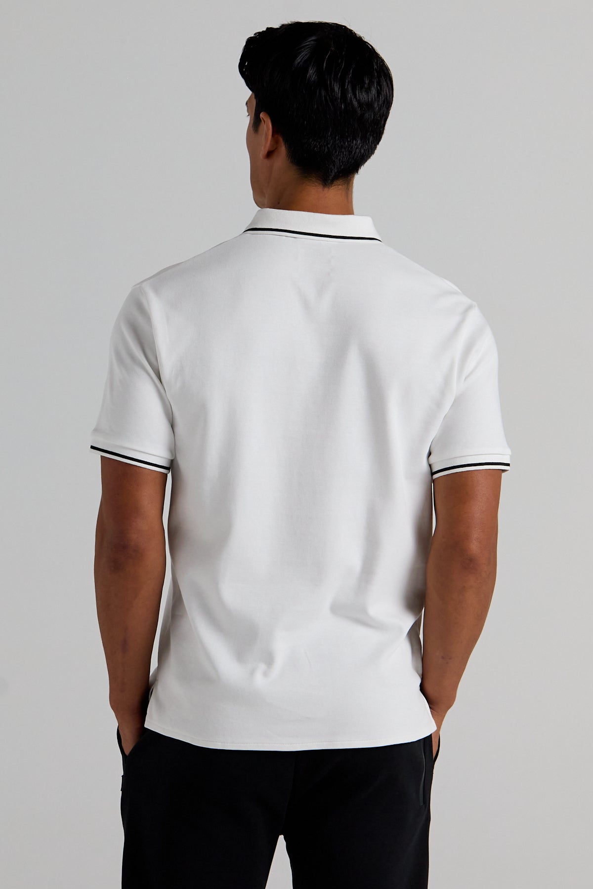 Essential Track Polo - Optic White