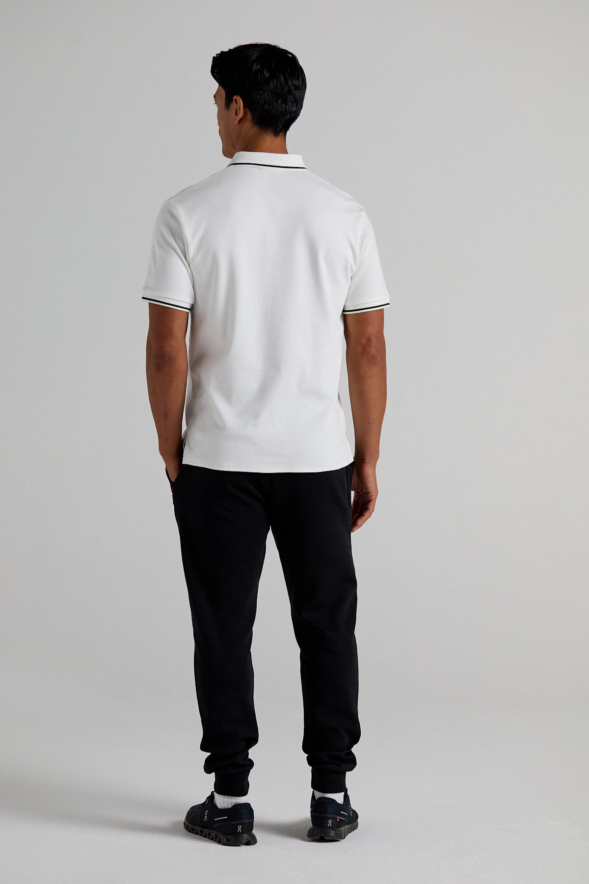 Essential Track Polo - Optic White