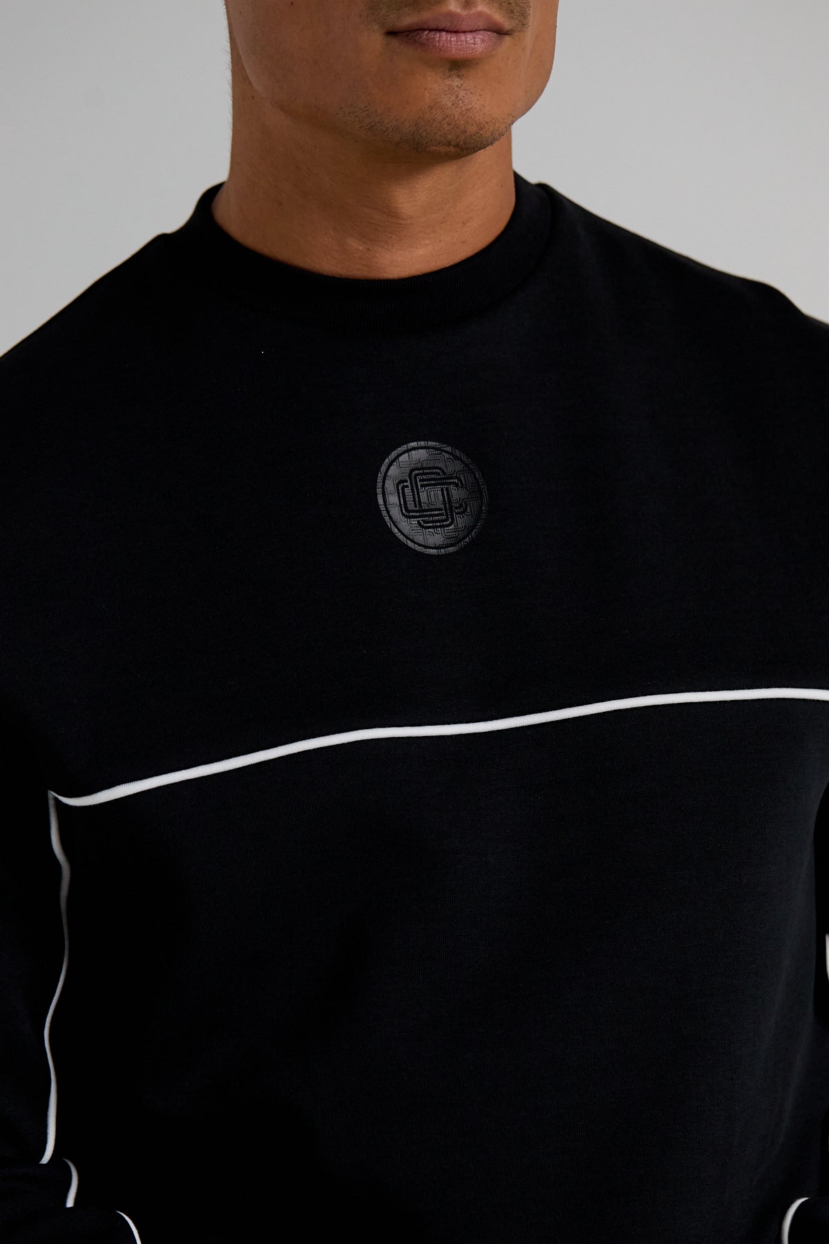 Sports Sweatshirt - Jet Black