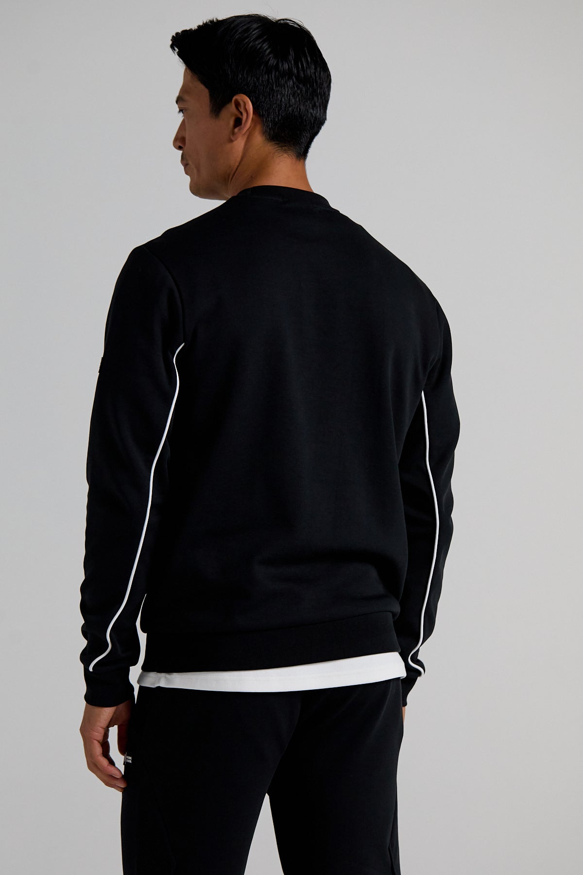 Sports Sweatshirt - Jet Black