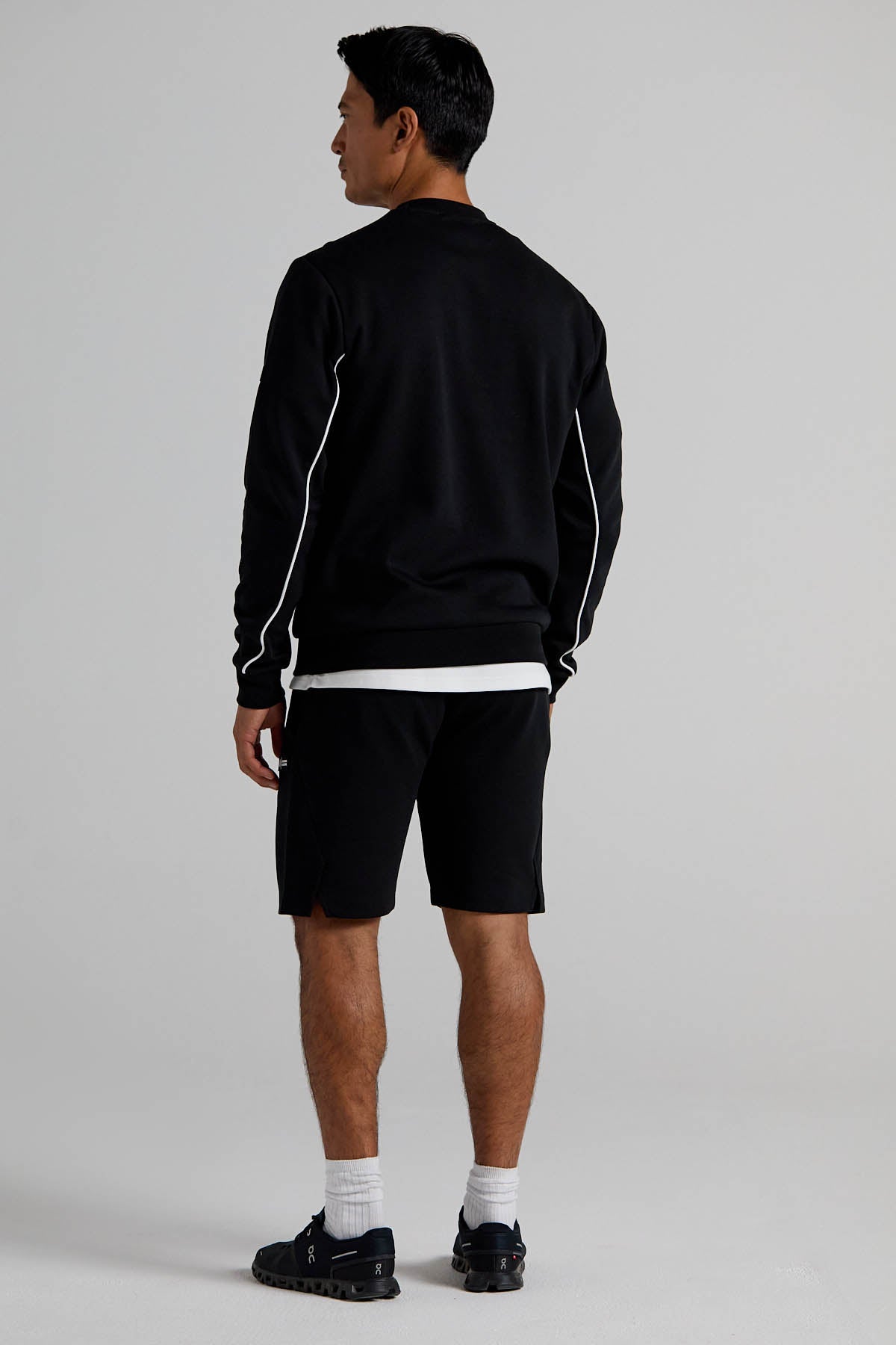 Sports Sweatshirt - Jet Black